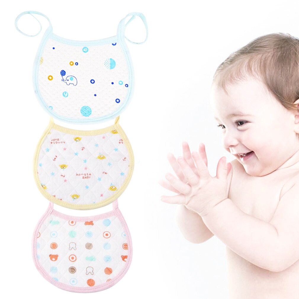 1Pcs Pasgeboren Baby Slabbetjes Voeden Bib Baberos Comfortabele Katoenen Slabbetjes Voor Kinderen Meisjes Jongens Baby Kleding Speeksel Handdoek