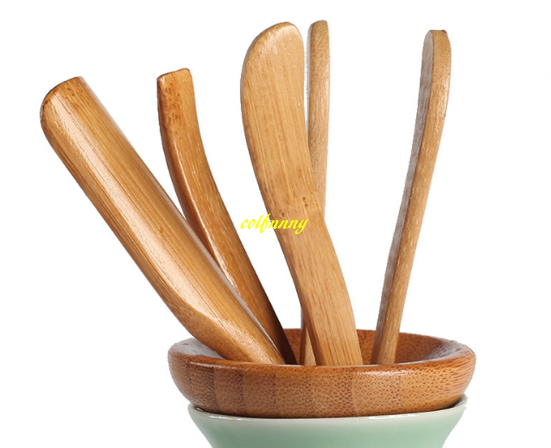 10 set/lot 5 st/set bambu tesked teklämma te läcka nål tesked kung fu te set