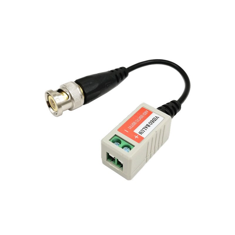 Pasivos retorcido transceptor de Video Balun BNC macho a CAT5 RJ45 UTP para CCTV AHD DVR sistema de cámaras de seguridad