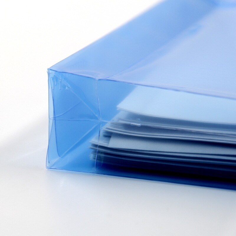 Solid Color A4 Plastic Office Document Briefcase Women Man Bag Folder File Folder Documents Case Paper Planner Storage