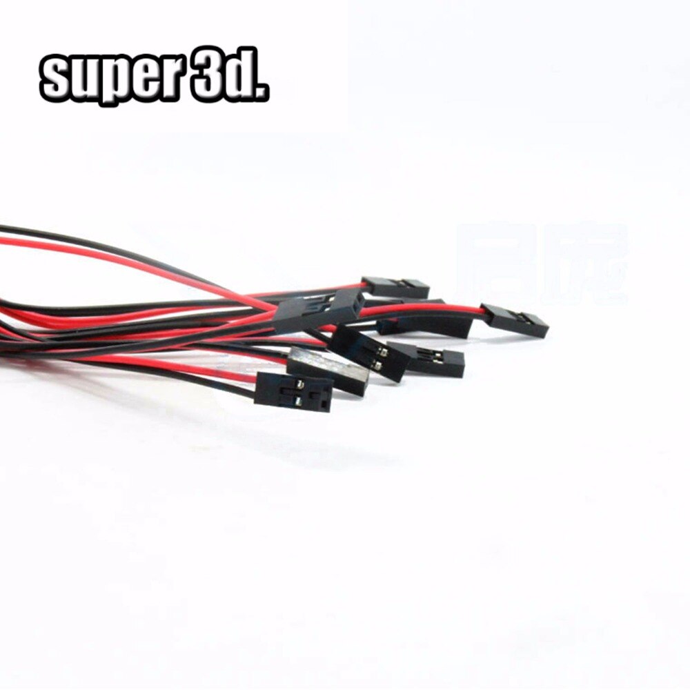 10 stks 70 cm 2 Pin male naar male + man-vrouw en jumper van vrouwelijke vrouw Wire dupont Kabel Lijn 2pin Jumper voor Arduino