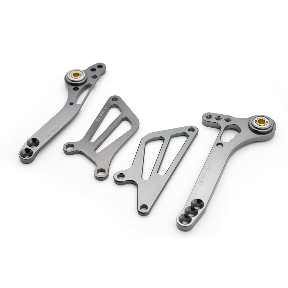 Voor Kawasaki ZX6R Zx 6R ZX-6R 2005 2006 Aluminium Motorcycle Achteren Geplaatste Voetsteun Footpeg Rem Versnellingspook Shifter Lever + Wing