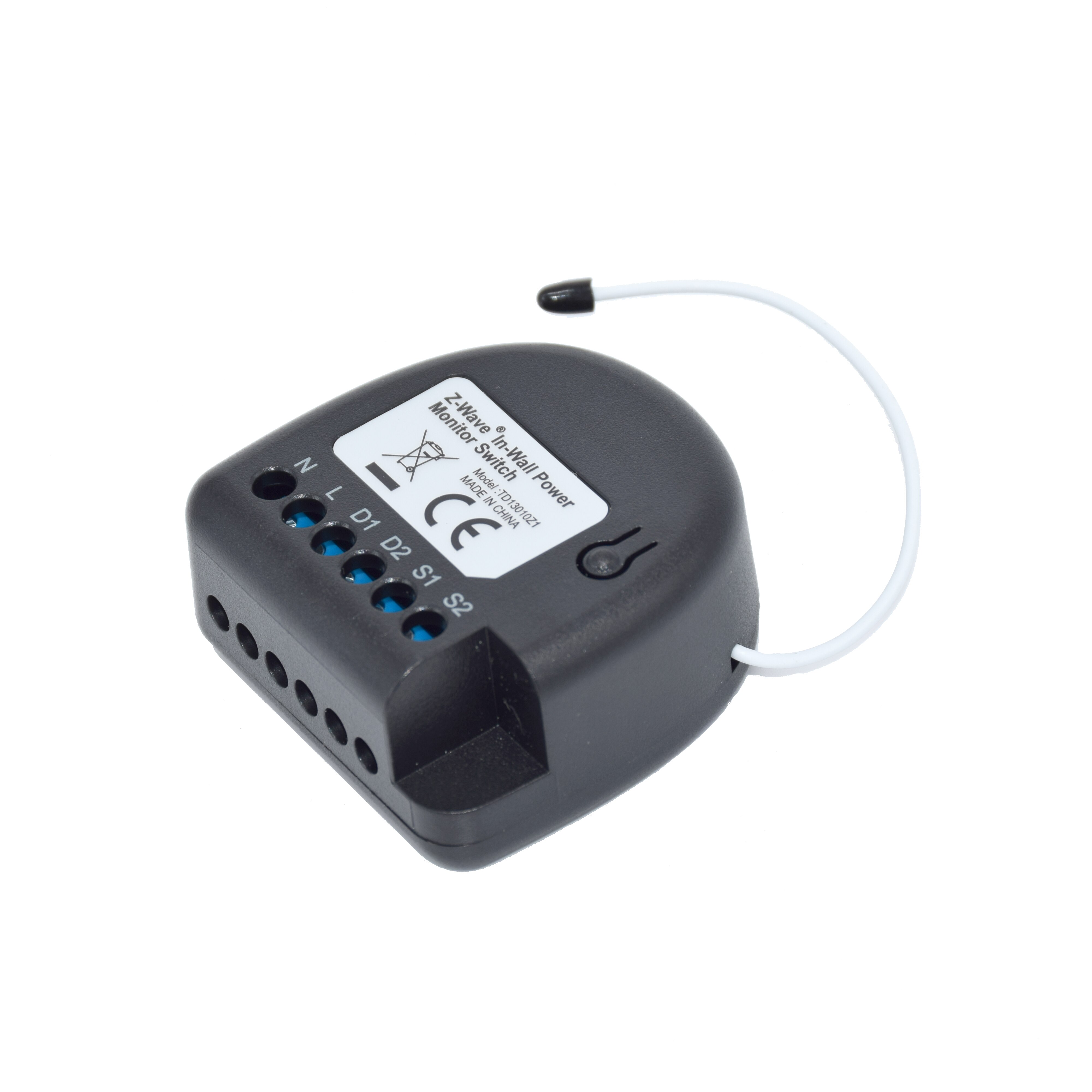 Z-wave plus In-wall power monitor switch zero crossing dual Relay module Two dry relay Switch with energy meter function