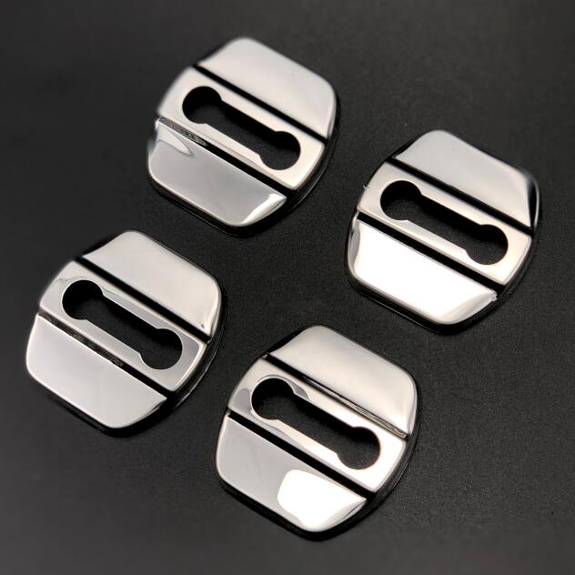 Autodeurslotkap voor nissan geniss juke almera primera pathfinder sentra versa altima patrol leaf ids vmotion terra frontier: Roestvrij staal 4 stuks