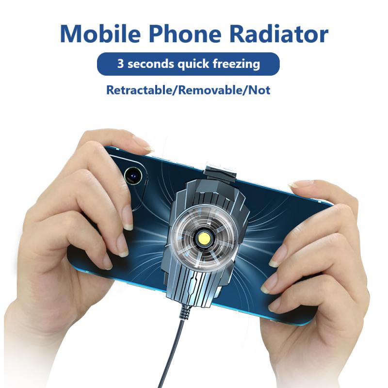 Radiador de teléfono móvil, Enfriador de teléfono móvil, soporte de ventilador de refrigeración, radiador de juego externo para ventilador de clip trasero PUGB G6, refrigeración física