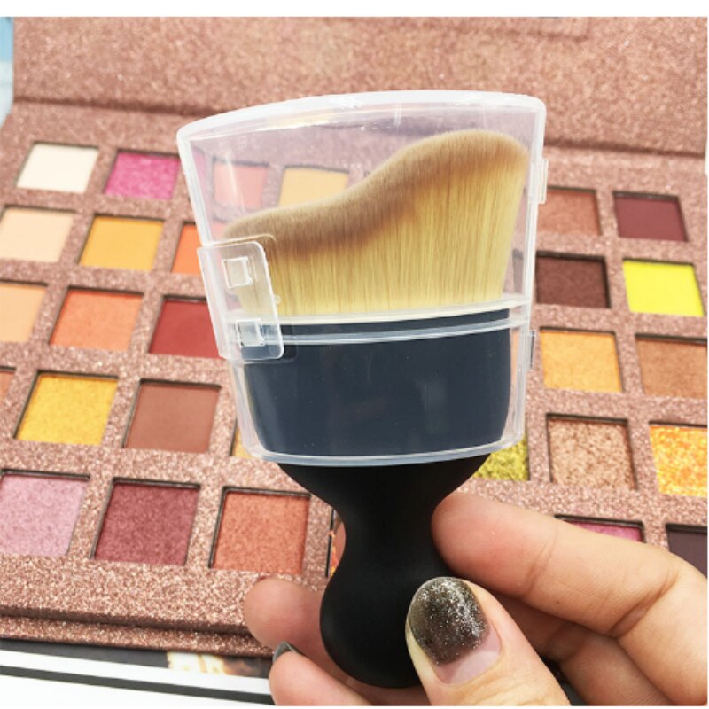 Brocha de maquillaje curva de arco, brocha de maquillaje única, brocha de base, brocha de contorno, herramientas de maquillaje