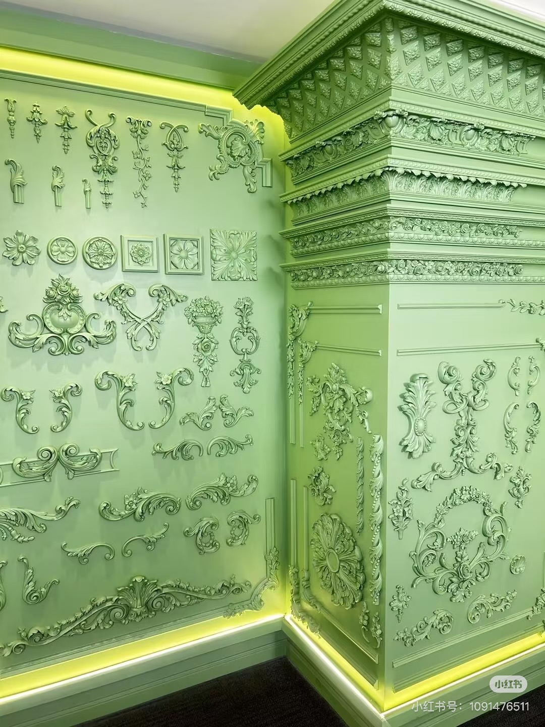 Decoratieve houten lijstwerk Houten meubilair Toepassingen Stickers voor muren Houten hoekkast Applique Home Decor Artikelen Beeldjes