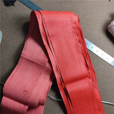 DIY 17 farben Natürliche Schlangen Leder Stoff mit handwerk Leder werkzeuge Seltene Haut 80x10cm-140X15cm: 110x11