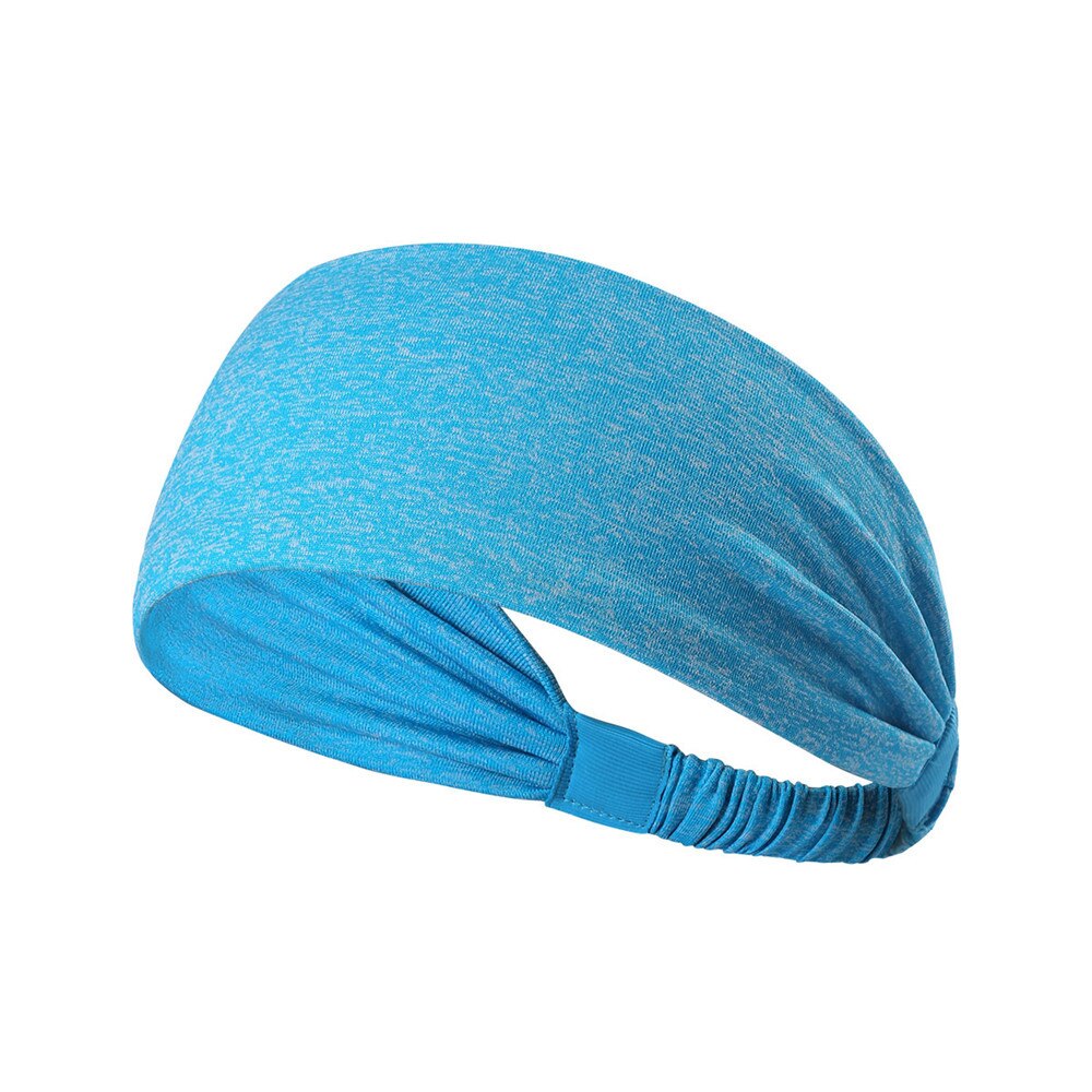 Brede Sport Hoofdband Stretch Elastische Yoga Running Headwrap Haarband Oefening Thuis Gezonde Levensstijl Snelle Levering