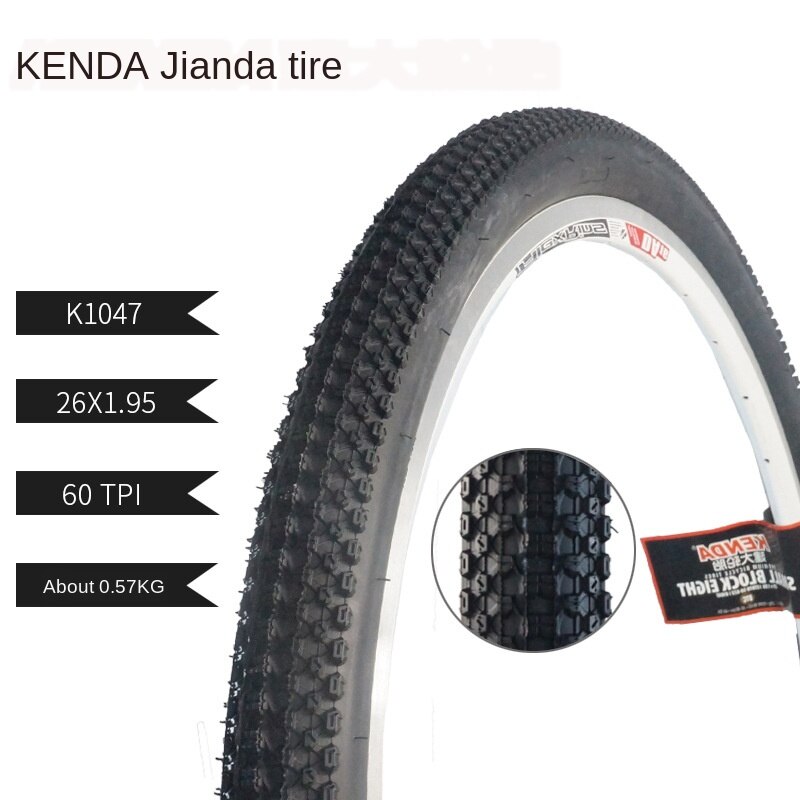 MTB Bicycle Tyre 26x1.25 26x1.5 26x1.75 26x1.95 26x2.125 26x1-38mm All Kenda26er MTB tyre Mountain Bike Tires: K1047 26 X 1.95