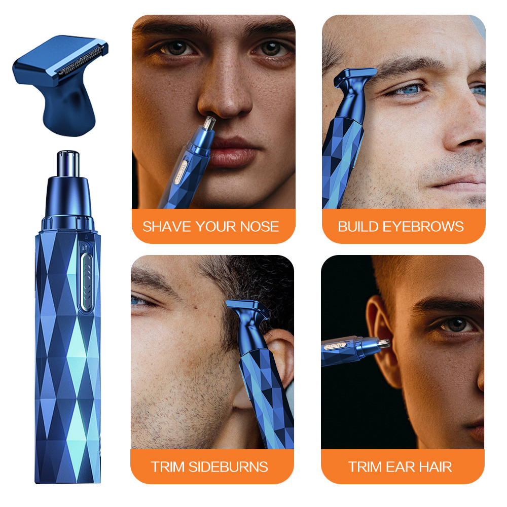Nose Hair Haircut Ear Clippers Beard Shaving and Care Trimmer Ears Removal Hairs Men Eyebrow Cleaning Tool Male Epilator Clipper