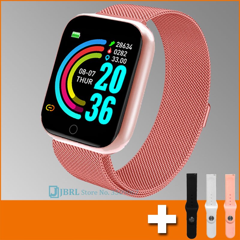 Newest Smart Band Women Men Smartwatch Bluetooth Ladies Fitness Bracelet Mens Waterproof Android IOS Phone Heart Rate Sports