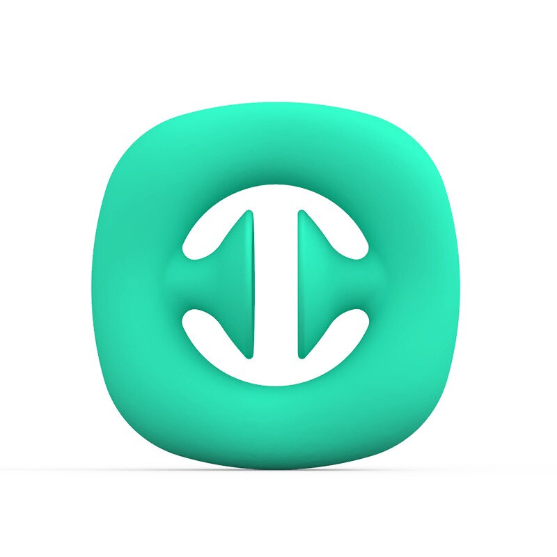 Expansor de mano de silicona para aliviar el estrés, empuñaduras de mano de descompresión Pop, antiestrés, juguete para aliviar el estrés: Light Green