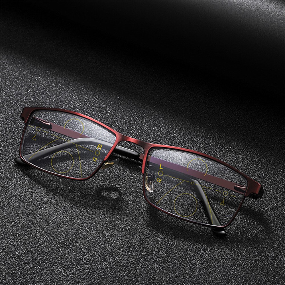 1 pc Unisex Progressive Multifocal Reading Glasses Anti Blue Light Radiation Presbyopia Eyeglasses Adjustable Vision Eyewear