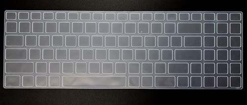 Toetsenbord Bescherming Voor Shenzhou Ares 15.6 Inch Laptop Toetsenbord Beschermfolie Stofkap Volledige Siliconen Toetsenbord Cover: Transparent