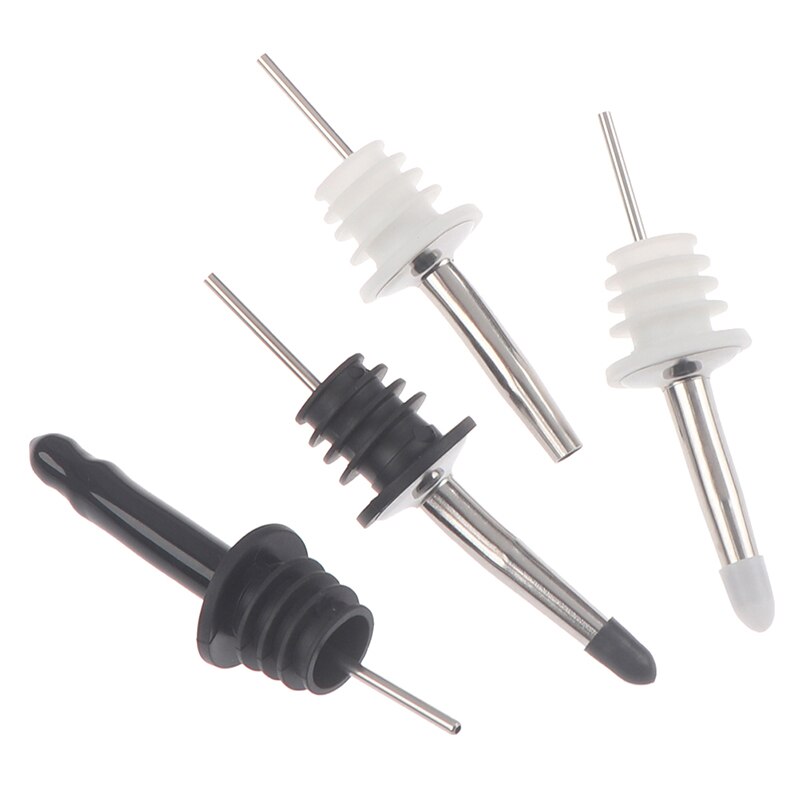 4 pièces bec verseur bouche distributeur barman maison Bar fête accessoires en acier inoxydable Whisky liqueur huile vin bouteille verseur bouchon