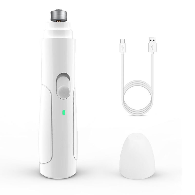 placki nożyczki robić paznokci paznokcie zwierząt domowych USB elektryczny młynek nadaje się robić psa łapa kota trymer robić pielęgnacji polerka robić paznokci placki kot pielęgnacja dostaw: biały