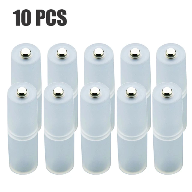 Adaptateur de batterie sèche en plastique AAA à AA, haute ténacité, convertisseur Li-ion, support de batterie Portable, boîtier de commutation, boîte de rangement de batterie: Or