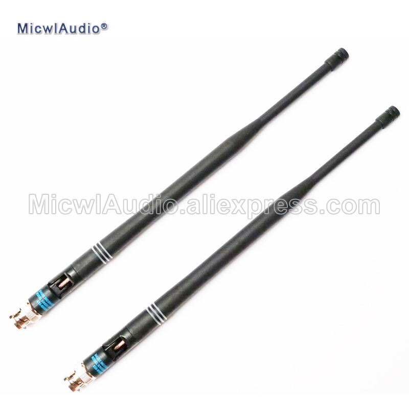 Microphone Antennas 470-542MHZ 638-698MHZ 774-865MHZ BNC Bayonet Antennas For Shure Wireless Microphone System MicwlAudio: 638-698MHz