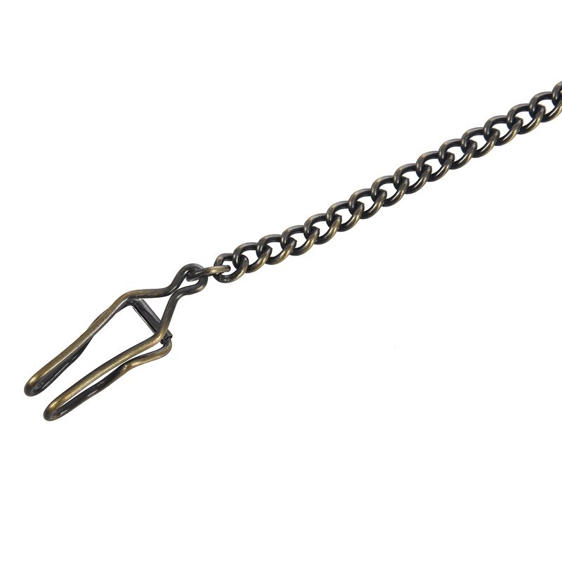 Retro Antique Vintage Pocket Watch Chain Gold