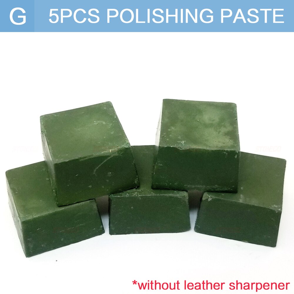 STONEGO couteau polissage aiguiseur affûtage cuir affûtage strop composé couteau de meulage pâte polissage pâte affûtage outil: Grey