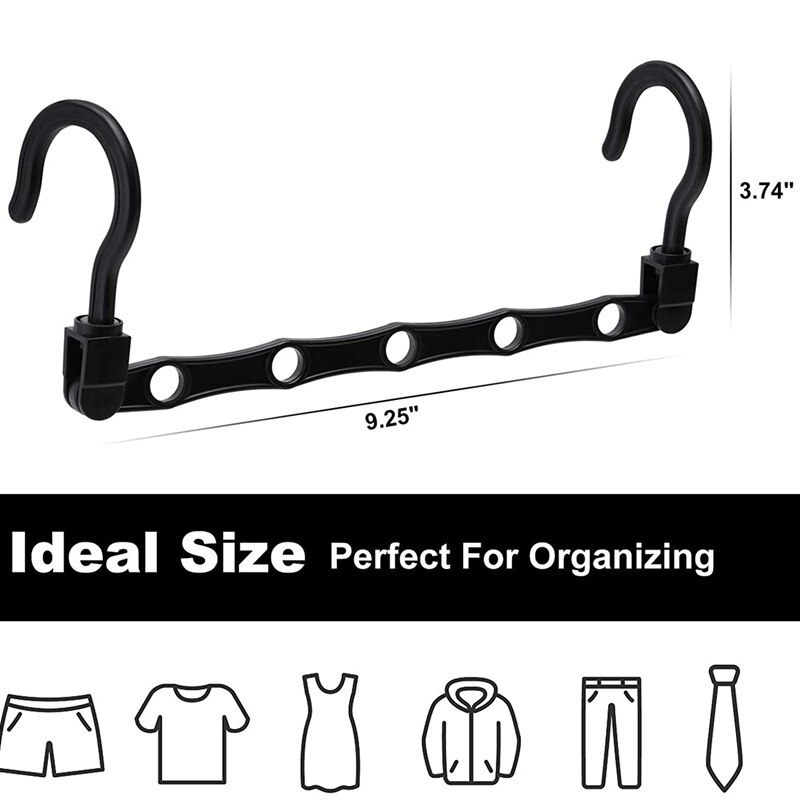 Kast Organisatoren En Opslag, Closet Organizer Hanger Voor Zware Kleding, 12 Pack Closet Opslag Ruimtebesparend Hangers