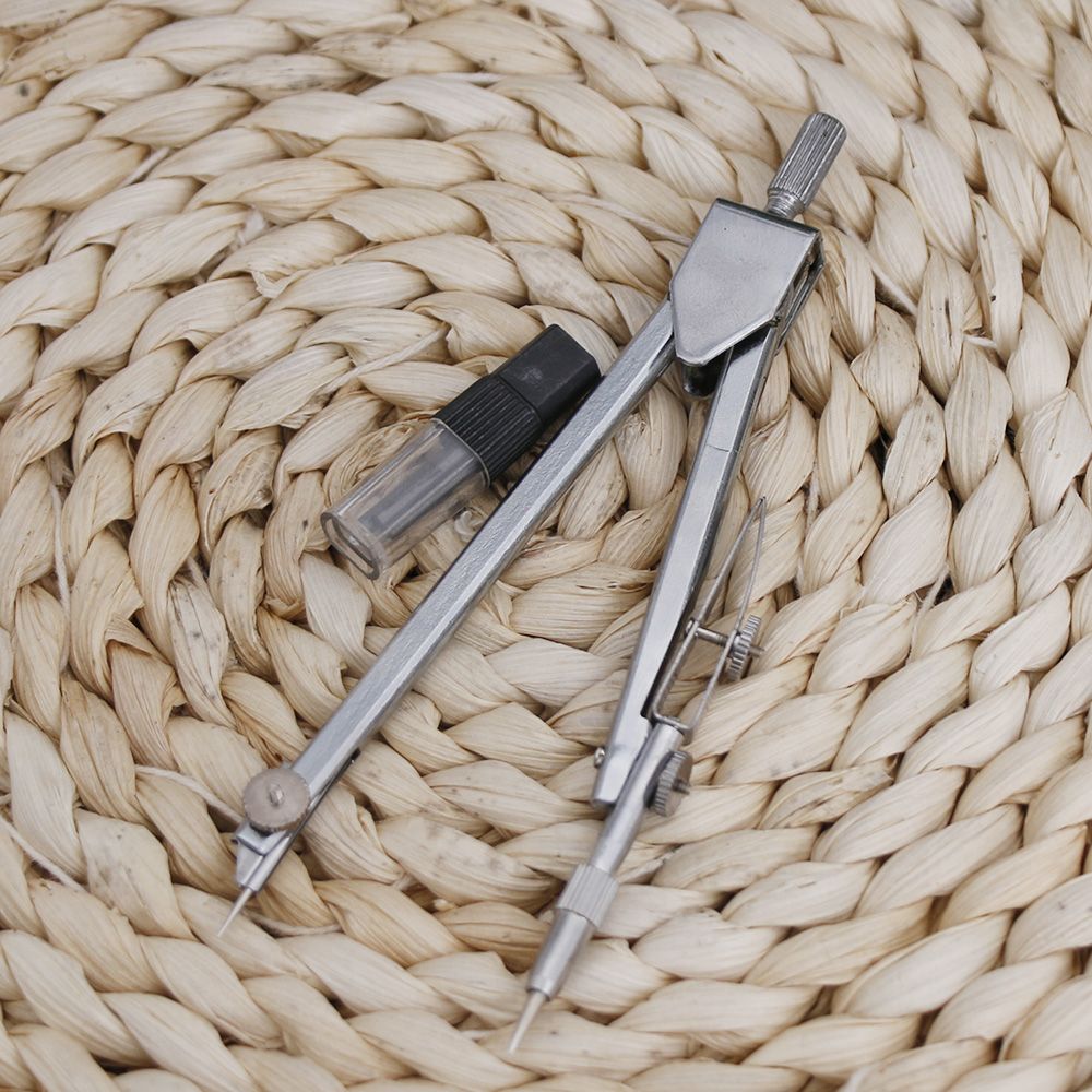 Metal Drafting Drawing Compasses School Math Geometry Teaching Study Tool School Office Supply