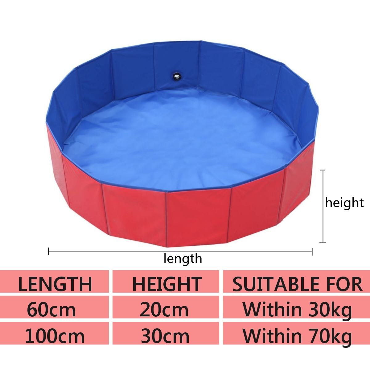 PVC Foldable Pet Dog Cat Swimming Pool PVC Washing Pond Dog Tub Bed Large Small Dog Swimming House Bed Summer Pool