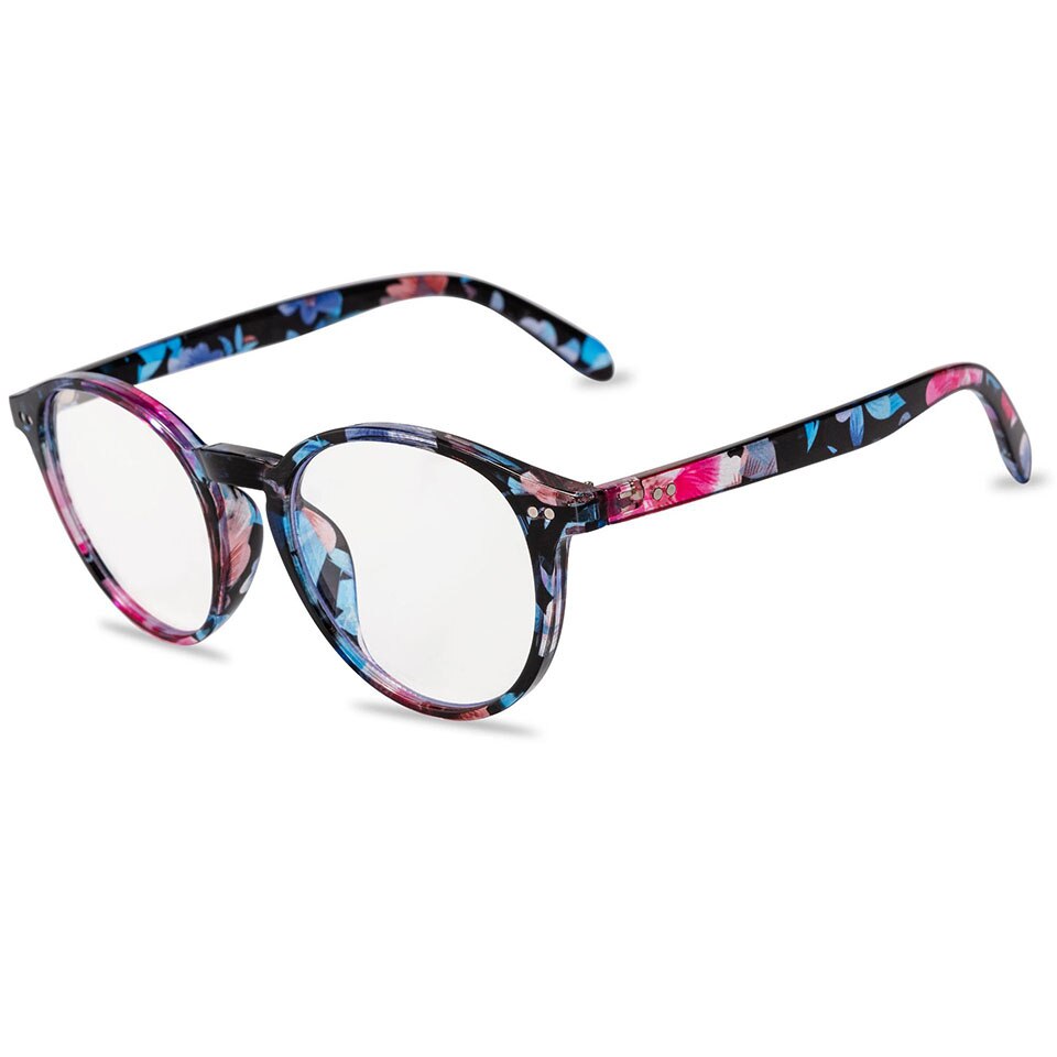 Vrouwen Bril Frame Mode Computer Brillen Frame Anti-Blauw Licht Transparant Clear Roze Plastic Frame: 3