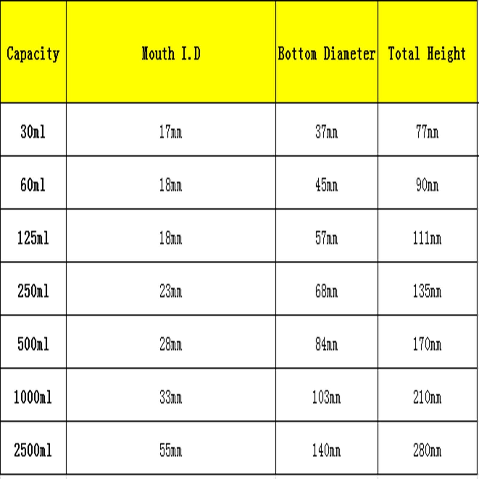 250ml Brown Glass Narrow Mouth Bottle With Stooper Lab Chemistry Glassware