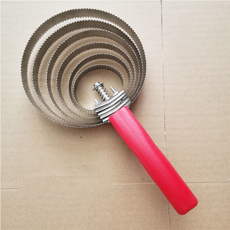 Stainless Steel Comb Horse Brush Scraper Sweat Scraper Horse Shedding Grooming Tool Deshedding Cleaning Loop Comfortable Grip: 6 Rings