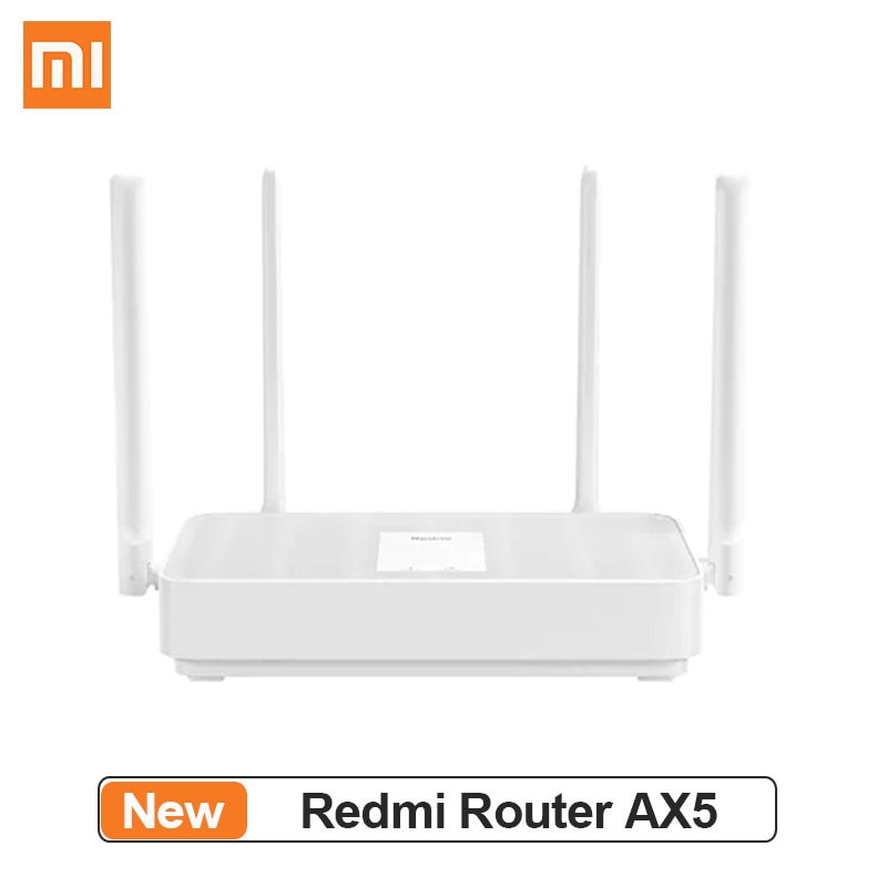 Xiaomi-Router WiFi con 256M de memoria y amplificador de señal, enrutador Redmi AX5 con banda dual OFDMA y amplificadora de 2.4G y 5GHz, herramienta de hogar inteligente IoT 4, modelo 6 1800 5-Core,