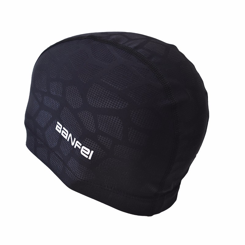 Mænds badehætter ren farve svømmehat pool wear beskytte ører holdbarhed mænd badehætte badehætter til mænd