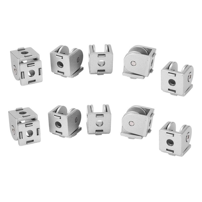 10Pcs Zinc Alloy Pivot Joint For Aluminum Extrusion Profile Series, Flexible Pivot Joint For Aluminum Profile: Default Title