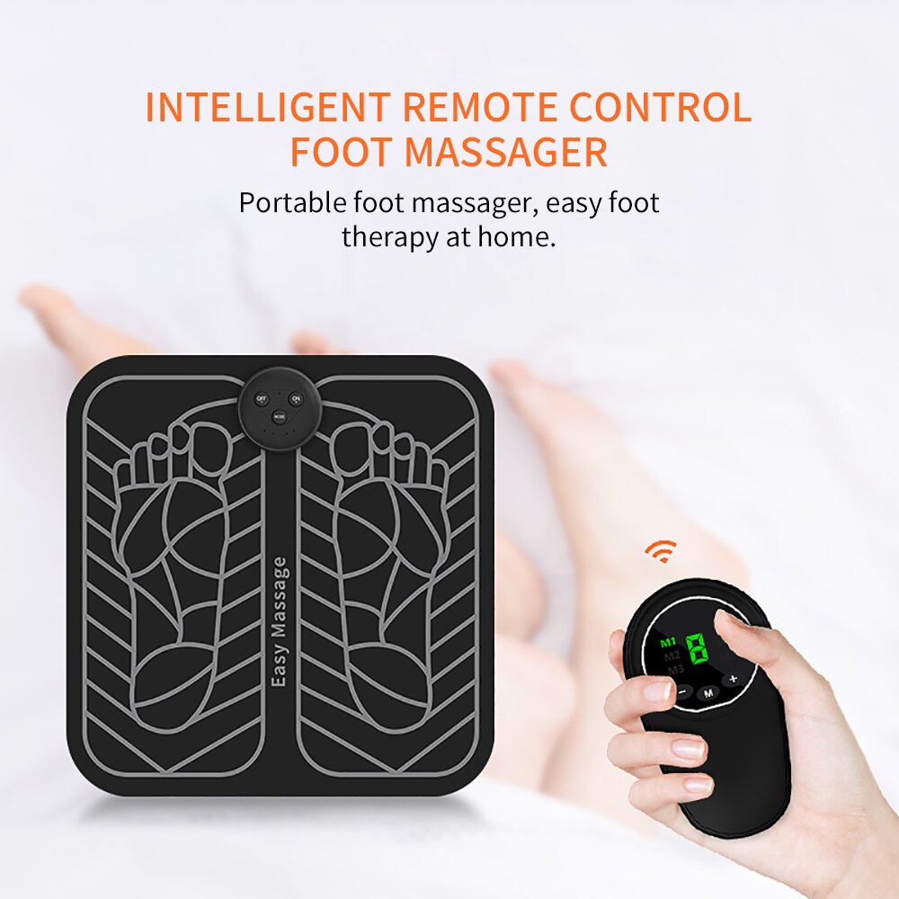 Smart fitness fodmassage apparat smertelindring ems muskelstimulering ems træner originalt fitness udstyr til fod massager