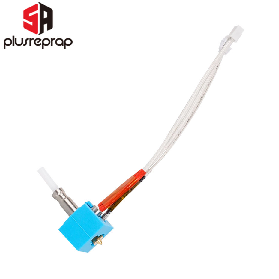 12V 24V J-Head Hotend with 0.4mm Nozzle Silicone Sock PTFE Tube for Anycubic Vyper Cobra Kobra2 Max Plus Mega Zero2.0 3D Printer: Red