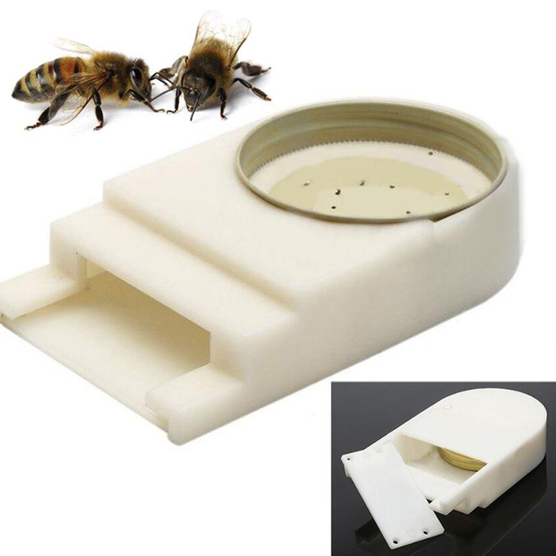 1 Pc Bee Bijenteelt Feeder Systeem Feeders Voor Bijen Voeden Bijen Nest Deur Water Bowl Drinken Dinkers Gereedschap