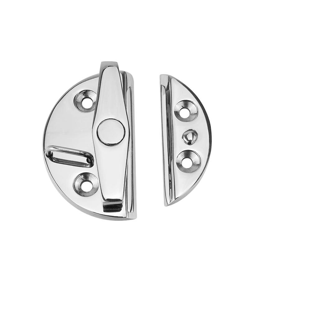 2PCS Marine Grade 316 Stainless Steel Boat Door Cabinet Hatch Round Turn Button Twist Catch Latch Marine Hardware Accessories