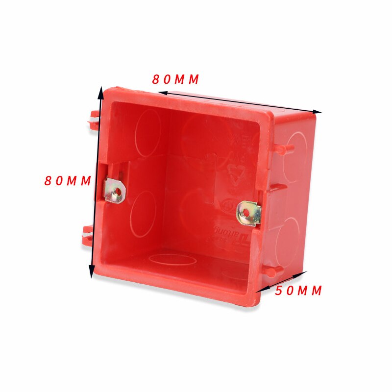 Decorating Junction Box Type 86 Splicing Cassette Hiding Stash Junction Box Wall Switch Socket Bottom Box Universal