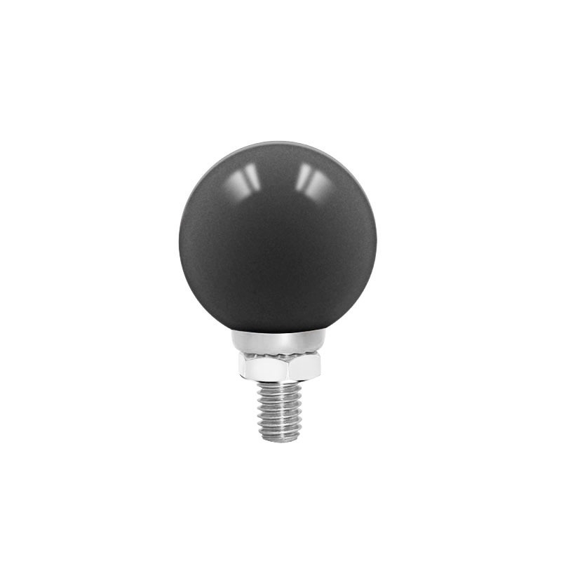 Bola de 1 pulgadas para reposacabezas de coche, soporte para GPS con cabeza de bola, Base de 10mm para motocicleta GoPro Yi Insta360, accesorios para teléfono con cámara: Color verde