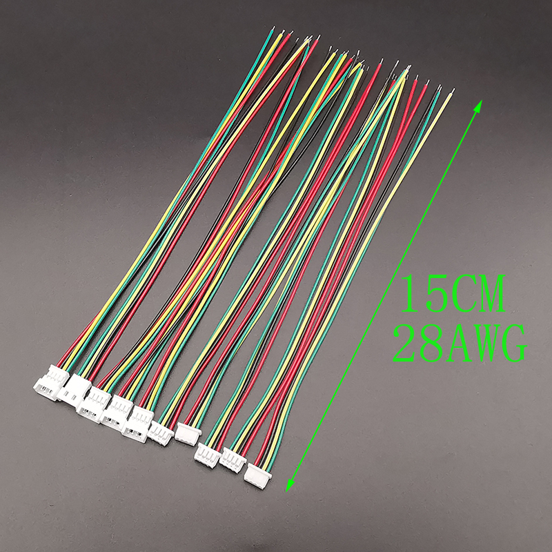 5/10 Pairs Mini Micro JST 1.25 mm Pitch 4 Pin Male Female Plug Socket Terminal Connector With Wire Cable 15CM 28AWG
