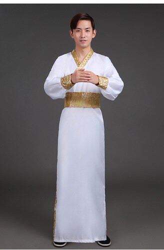 Mannen Hanfu Volwassen Kostuum Hanfu Kostuums Verbeterde Chinese Stijl Warrior Ridders Geleerden Song-dynastie Kostuums: 1 / XXXL