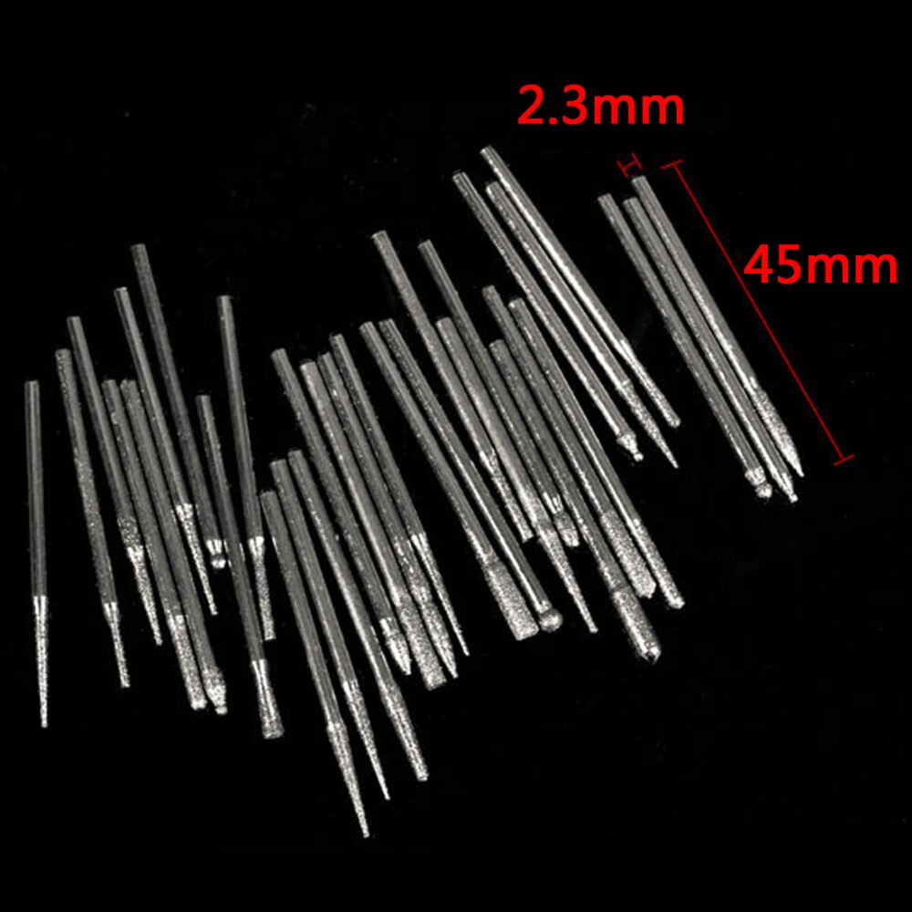 Power Tools Accessoires Roterend Gereedschap Diamond Burs Slijpschijf 2.35/3 Mm Schacht Van 30 Stuks Voor Dremel Gereedschap accessoires