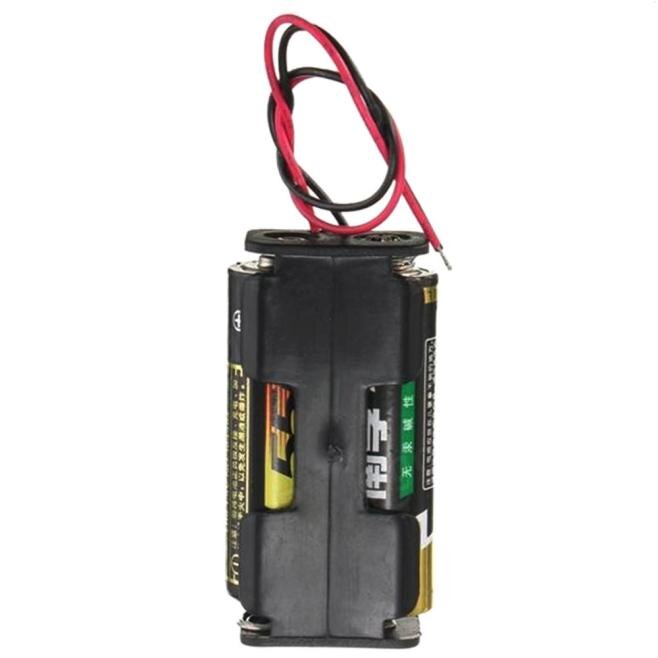 Batterie fallen Halfter 2-Slot 2 x AA Batterie Zurück Zu Zurück Halfter Kasten Mit Führt Batterie fallen auf Lagerbier 15