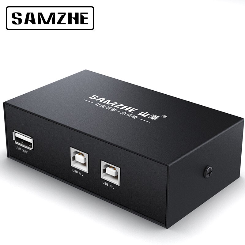 SAMZHE Kvm-switch Drucker Switcher 4/2 Pcs Sharing 1 gerät für Papier Druck: 2 Ports