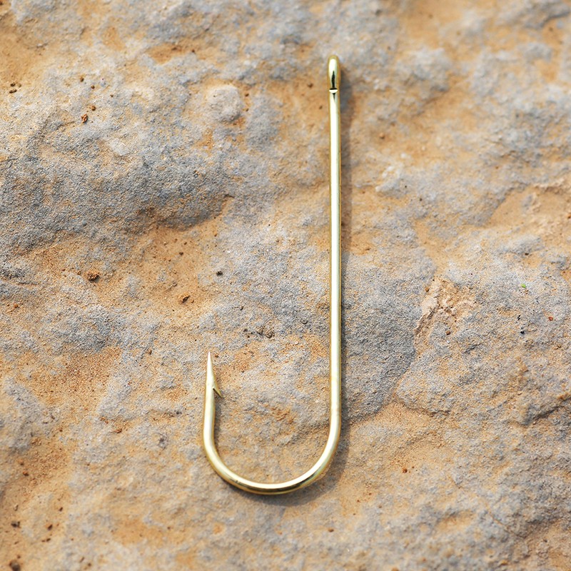 MIZUGIWA Gambo lungo aberdeen Ami da pesca Acqua dolce Esche viventi Gancio Pesce Jig Ganci PanFish Crappie Oro 100 pezzi