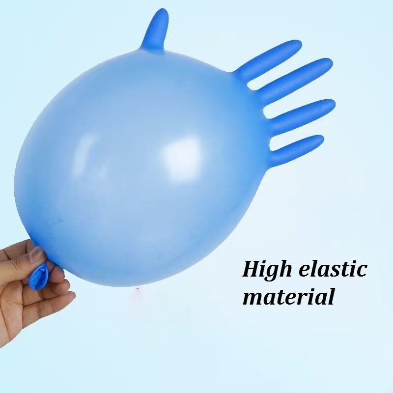 Gants de nettoyage en Latex réutilisables, 20 pièces, étanches, en Nitrile noir, accessoires de cuisine et de jardin pour la maison