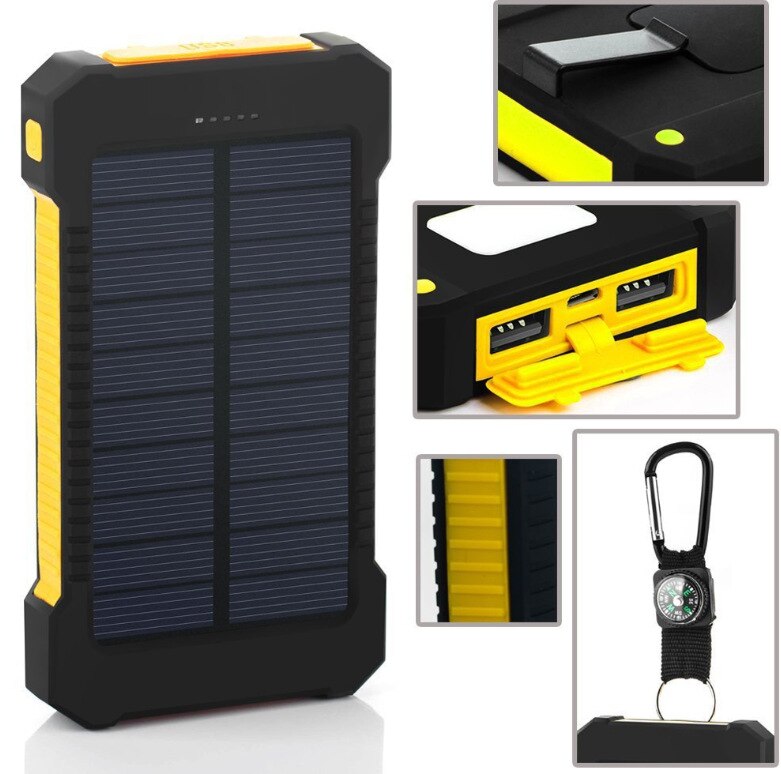 Camping F5 Zonne-energie Opladen Unit Zonne-energie Lader Met Camping Mobiele Power 8000 Ma Zaklamp