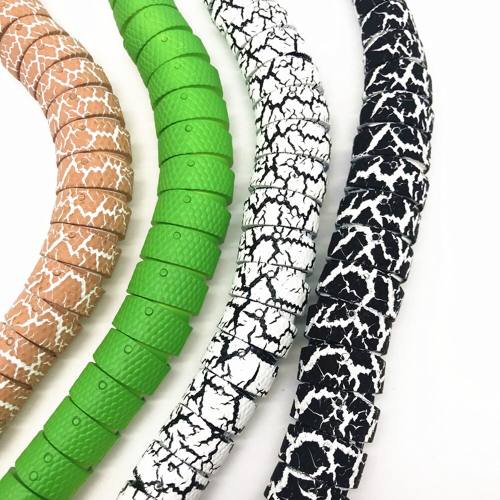 Jouet télécommandé à infrarouge RC serpent à sonnette réaliste, jouet amusant pour enfants, tour de Festival