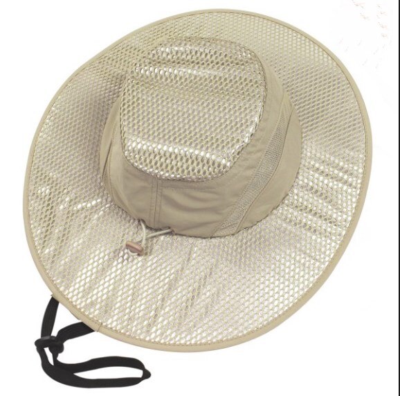 Summer Unisex Outdoor Arctic Cap Arctic Unisex Cooling Hat Fisherman's Sun Hat: Light Yellow